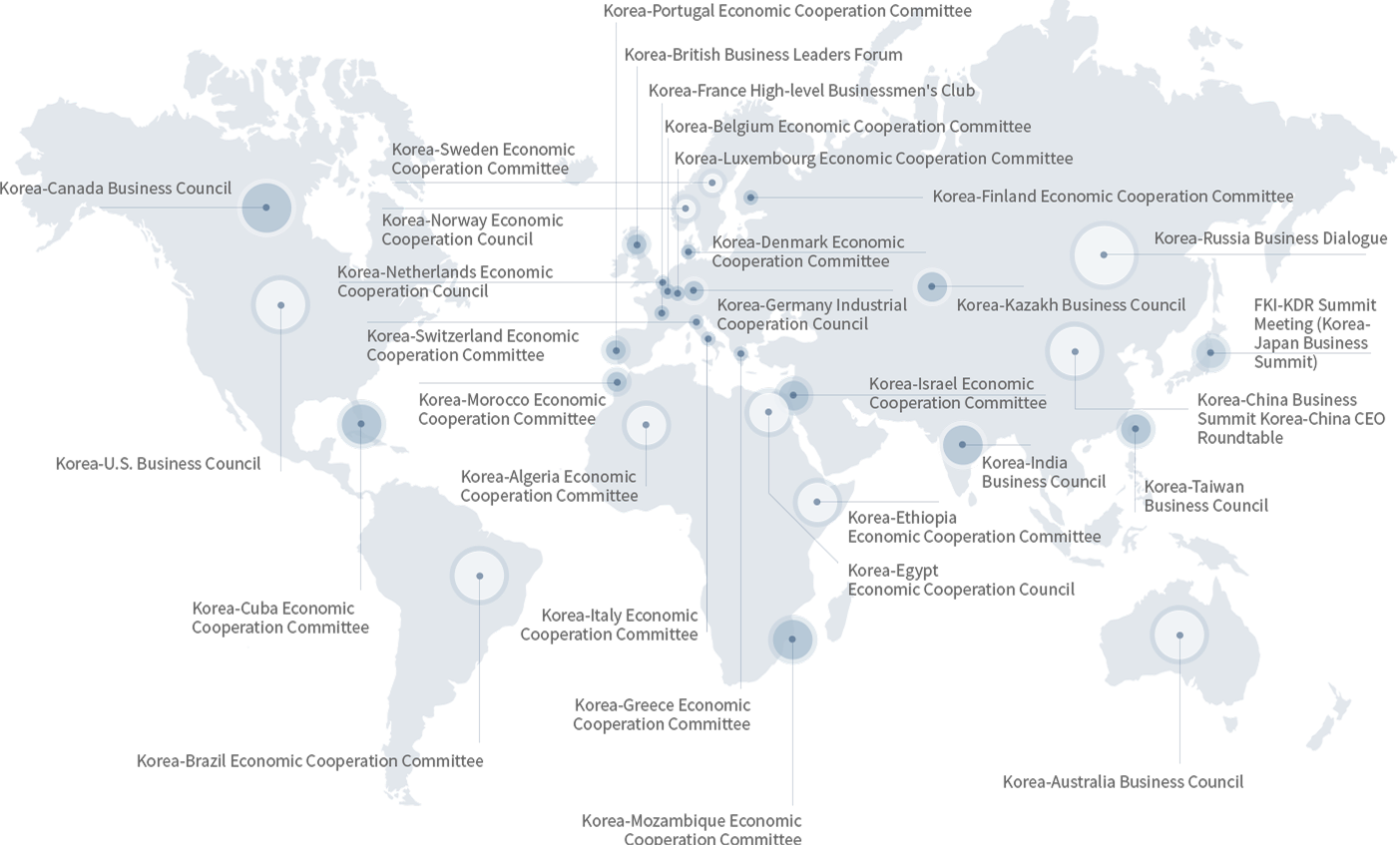 글로벌 네트워크 세계지도